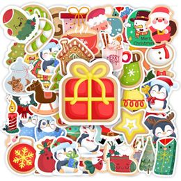 Cadeau cadeau joyeux Noël autocollants année mignon bricolage scrapbooking décoration décalcomanies dessin animé pour enfants PVC jouets imperméables