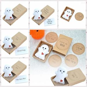 Enveloppe cadeau Mini Ghost Doll mignon petit peluche fantômes Box Love Hugs Child Toy Toy Festival