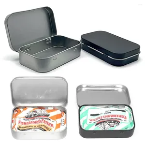 Mini caja de almacenamiento de metal de regalo con tapa de voltadura Suministros