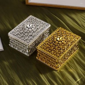 Enveloppe cadeau Mini Boîte de bijoux de rangement de trésors rétro