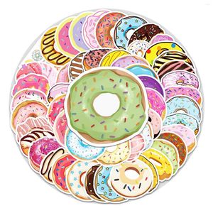 Geschenkwikkeling MX/50 stks Donutsticker voor planner Scrapbooking Stationery Waterdichte stickers Laptop Kid's