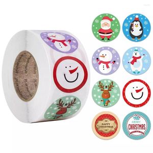 Geschenkwikkel Natrale voedseletiketten Kraft Ronde Cake Verpakking Afdichtingsstickers Bakken Decoratie Honingfles Diy Tags