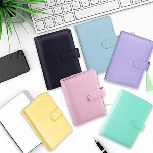 Geschenken wrap notebook binder budget planner organisator 6 ring cover zakken kostenbladen plakken liniaal fgift fgift