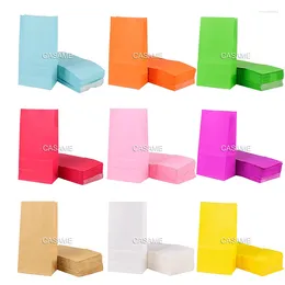 Sac en papier d'emballage cadeau Mini Stand Up Sacs à pois colorés 18x9x6cm Favoriser l'emballage supérieur ouvert Traiter en gros