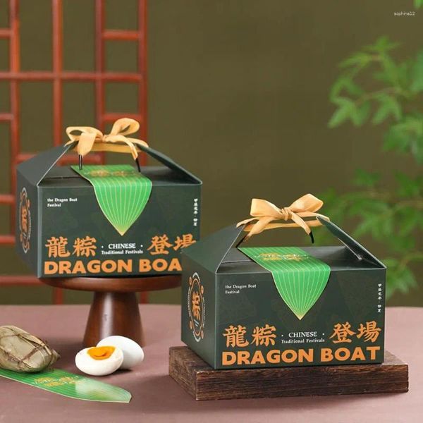 Boîte d'éloge enveloppante Dragon Boat Festival Boîte d'emballage