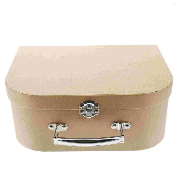 Boîte d'emballage en papier cadeau, boîte de rangement de bijoux multifonctionnelle, valise en carton, boîtes d'emballage de mariage