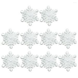 Cadeau Wrap Patchs Flocon De Neige De Noël Coudre Fer Brodé Appliques Patch Tissu Applique Broderie Costume Vestes Vêtements De Bricolage