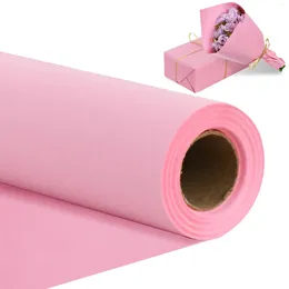 Geschenkwikkeling Pink Pink Papper Kraft Paper Roll Flower voor het inpakken van verjaardag Chri