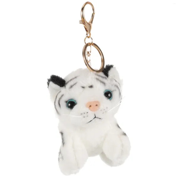 Envoltura de regalo Llavero de peluche Regalos para amigos Decoración colgante Juguete animal Pequeños regalos Kawaii PP Algodón Relleno Bolsa de tigre Adorno