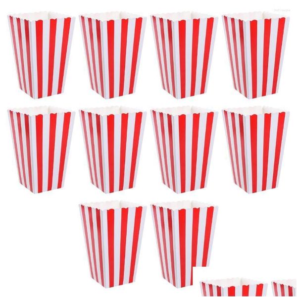 Cadeau Wrap Popcorn Boîte Titulaire Faveur Sac De Fête Boîtes De Papier De Nuit De Mariage Film Sacs De Traiter En Carton Bébé Baignoire Traite Invité Cla Homefavor Dhrk3