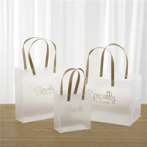 Geschenkverpakking PVC-tas Creatief speciaal voor u Waterdichte verpakking Verpakking PP Frosted Shopping Handtas-pakket