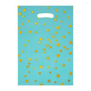 Emballage cadeau Sacs réutilisables 70 pièces Starry imperméable Candy Snack pour les fêtes d'anniversaire Portable Film d'aluminium Treat Goodies