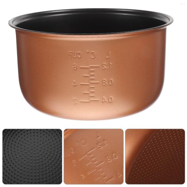 Emballage cadeau Cuiseur à riz Liner House Pot intérieur Accessoire électrique Ménage Pierre Pots de cuisson en alliage d'aluminium