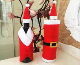 Подарочная упаковка Санта-Клаус Старая бутылка вина Наборы Рождественские сумки Конфеты Праздничные подарки1055258