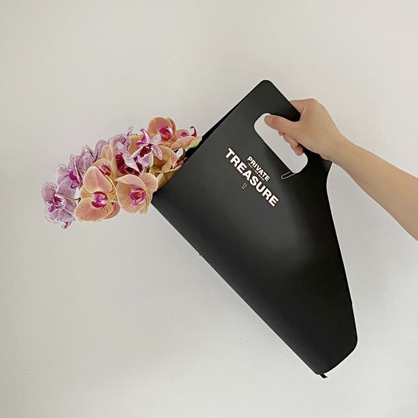 Emballage cadeau Ensemble de 3 sacs en papier kraft pour bouquets de fleurs enveloppant des fournitures d'emballage de fleuriste de conception florale 230316