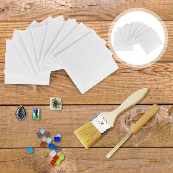 Feuilles d'emballage cadeau Verre Fusing Paper DIY Four Square Ceramic Firing PaperGift