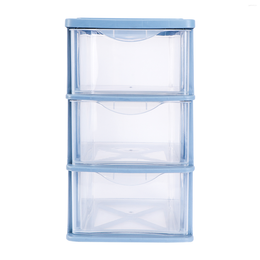 Emballage cadeau étagère boîte de rangement maquillage vanité organisateur anti-poussière bureau plastique Pp étui de bureau conteneur de table