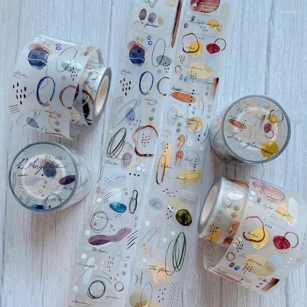 Regalos de regalos shiwu studio vintage night oren glean washi cinta adhesiva para tarjetas haciendo álbumes de recortes de bricolaje pegatina decorativa