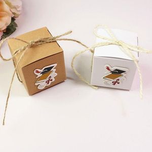 Gift Wrap Simple Khaki Baby Shower Geschenken voor Gasten Verjaardagspartij BabyShower Boy Girl Bag levert Kraftpapier Candy Box