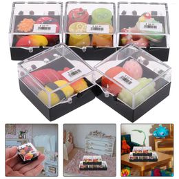 Geschenkverpakking Simulatie Donut Huis Voedsel Model Nep Sushi Keuken Decor Accessoires Mini Voedsel