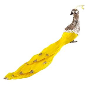 Papier Cadeau Simulation Paon Modèle Belle Réaliste Mousse Plumes Oiseau Miniature Décoratif Artisanat Oiseaux Maison Jardin Décor PographyGift