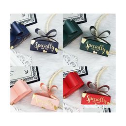 Enveloppe cadeau sp￩cialement en papier bonbon en papier mariage Favors Storage Ins Bo￮tes de f￪te Bo￮tes de f￪te Drop Livraison Home Garden Festive Supplies Event DH1ih