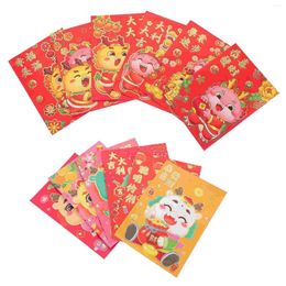 Gift Wrap Spring Festival Geld Zakken Lucky Bags Jaar feest Red Pakketten Cartoon Chinese Dragon Envelope Hongbao
