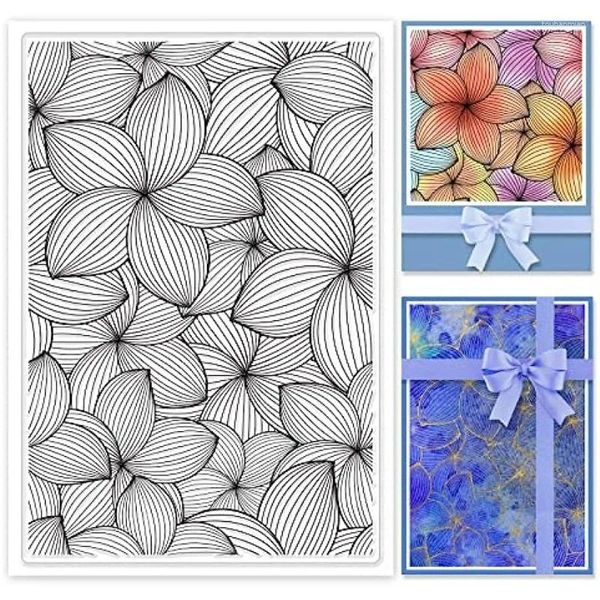 Enveloppe cadeau Fleurs de printemps fond en silicone Stamp clair fleuris