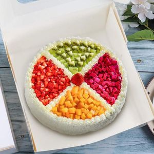 Geschenkwikkeling Stain-Proof Food Grade Birthday Sweet Dessert Cupcakes Paper Box For Bakery