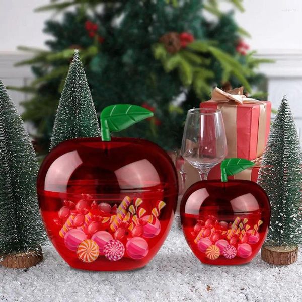 Boîte de rangement de cadeaux en forme de fruits, conteneur de collations de bonbons, jouet de noël incassable, couleurs vives, festives pour bonbons