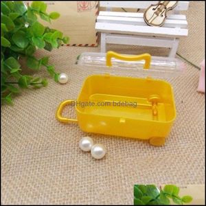 Geschenkwikkel Kakingsvorm Candy Box Plastic D Bar Wedding Favor Boxes Lage Travel Cases of Birthday Party Supply Accessoires Creative DHJNT