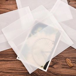 Emballage cadeau acide sulfurique papier enveloppe en gros translucide mat facture lettre carte postale sac carte stockage lot