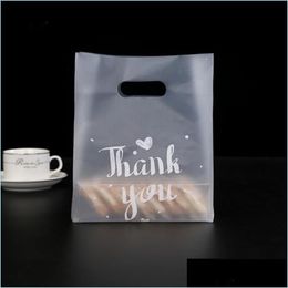 Cadeau -wrap bedankt cadeauomslag plastic dikke bakpakking zak brood snoep cake container tassen 37 38gy l2 drop levering hnhy dhnhy