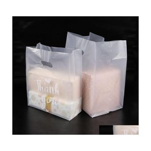 Geschenkwikkeling Bedankt plastic tas stoffen opslagplaats met handvat feestje bruiloft candy cake drop levering home tuin feestelijke benodigdheden ev dh9xu