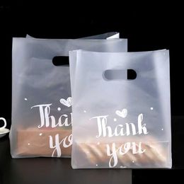 Geschenkwikkeling Bedankt plastic zakken winkel winkelparty gunst tas 50 stcs lot 211026295G drop levering home tuin feestelijke benodigdheden evenement othrm