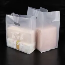 Papel de regalo Gracias Bolsa de regalo de plástico Bolsas de compras de almacenamiento de tela con asa Fiesta Boda Dulces Pastel Envoltura al por mayor