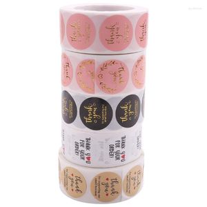 Geschenkwikkeling Bedankt Stickers Small Business - 5 Rolls 2500 stuks Labels voor Bubble Mailers verpakking 1 in