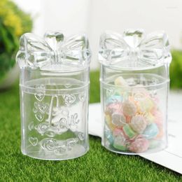 Enveloppe cadeau transparent carré en plastique emballage bijoux de rangement de bonbons