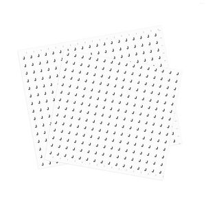 Papel de regalo Uxcell 500 Uds pegatinas de letras redondas 13mm Dia J etiqueta autoadhesiva de PVC impermeable palabra negra/fondo blanco