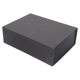 Geschenkwikkeling Valentijnsdag Verrassing Magnetische doos De cadeausverpakking Karton Keepsake Vouwen zwart met deksel voor Halloween