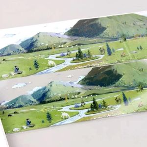 Geschenkwikkeling Vintage Mountain Life Leisure Washi Pet Tape for Planner Card Making Diy Scrapbooking Plan Decoratieve sticker
