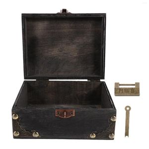 Geschenkwikkeling Vintage Trinket Box Sieraden Opslagcase Hangslot Keepsake Treasure