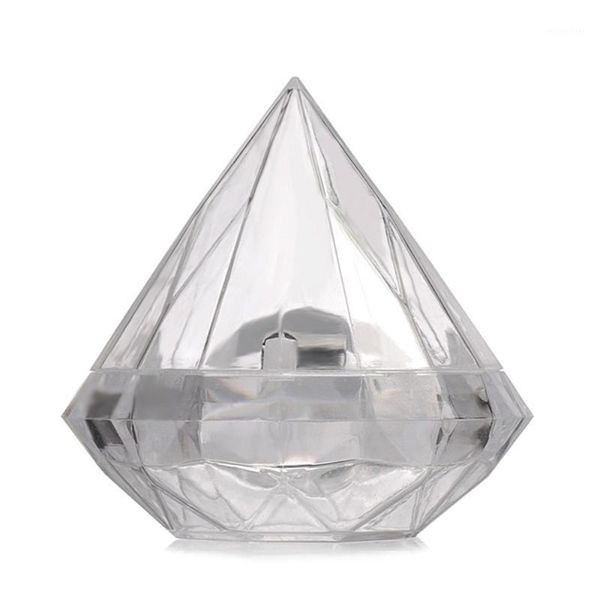 Emballage cadeau mariage boîte à bonbons boîtes fournitures de fête conteneur créatif maison plastique Transparent diamant