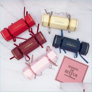 Emballage Cadeau Boîte De Bonbons De Mariage Bury Champagne Rouge Rose Coffrets Cadeaux Doux Pour Baby Shower Anniversaire Drop Delivery Home Garden Festive Part Dhbcz