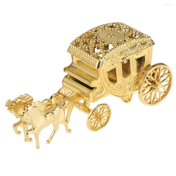 Enveloppe cadeau Boîte de bonbons de mariage Chocolate Treat Carriage Favor Boîtes emballages pour les événements Bébé d'anniversaire bébé