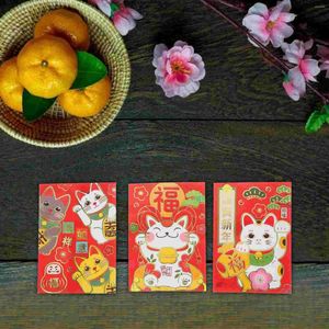 Geschenkwikkel Wedding Cash Holder Herbruikbare rode enveloppen Chinese geldpocket voor feestportemoes