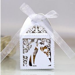 Emballage Cadeau Mariage Pour Invités Décoration Sac Contenant Des Faveurs Boîte D'emballage Dragée Bonbons Boîtes Bonbons Fête Chocolat Souvenirs Cadeaux