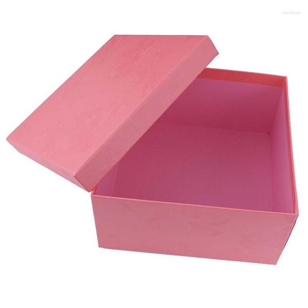 Caja de papel de cartón de la caja de joyería de la boda del papel de regalo para la pulsera del collar de los pendientes