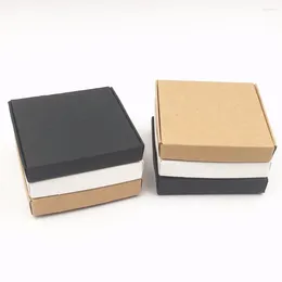 White/Black/Kraft Box de regalo para empaquetar 20 piezas/lote cajas de papel hechas a mano/caja de embalaje/mini