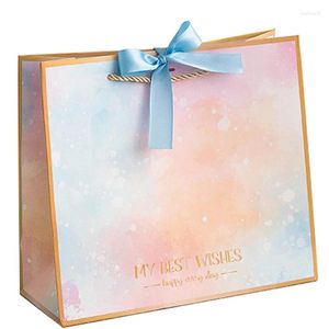 Enveloppe de cadeaux en gros 500pcs / lot Papier à acheter sur le logo personnalisé Sac Jewlery Wedding Candy Boutique Clothing Emballage